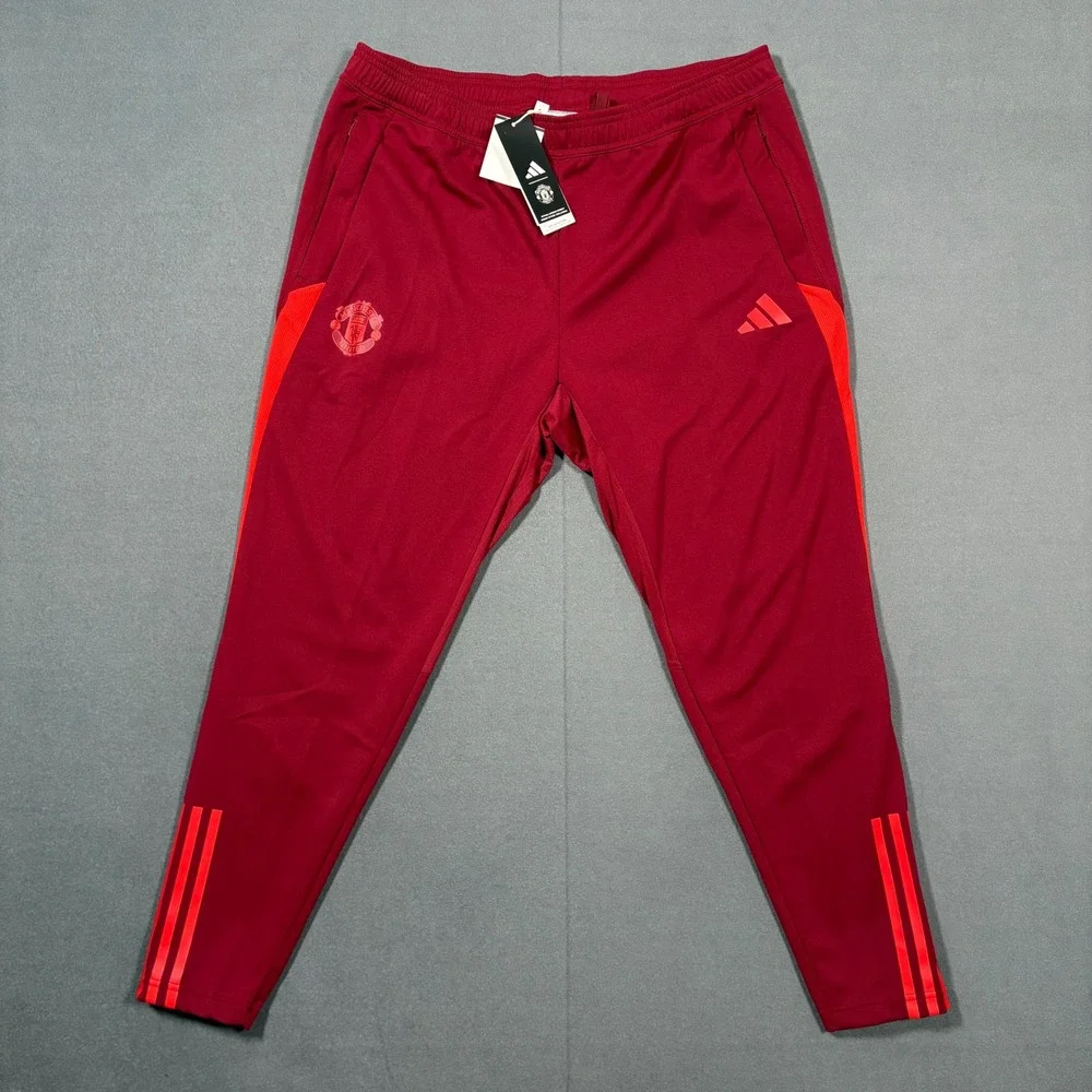 Manchester United Adidas Tiro '23 Training Sweat Pants X-Large Red/Burgundy NWT